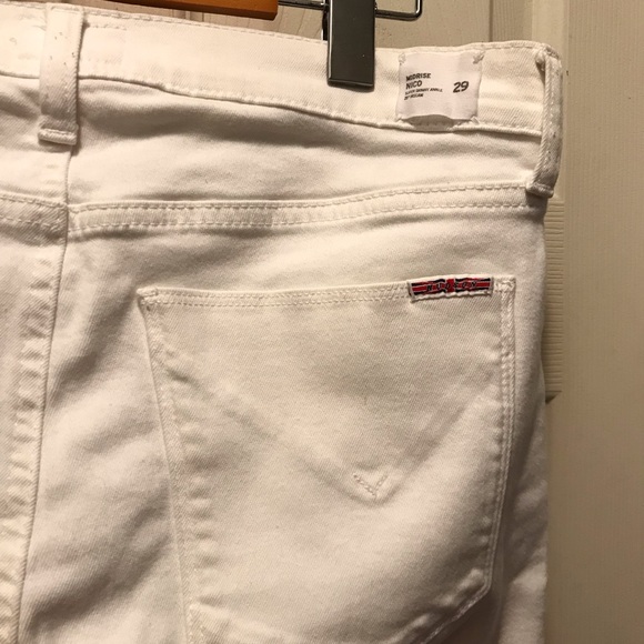 Hudson niko mid rise skinny ankle white jeans 29 x 28 - Picture 5 of 6